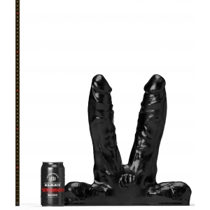 All Black Steroïd Doppio Dildo ABS03 Teamwork All Black Steroid 25 x 7 cm