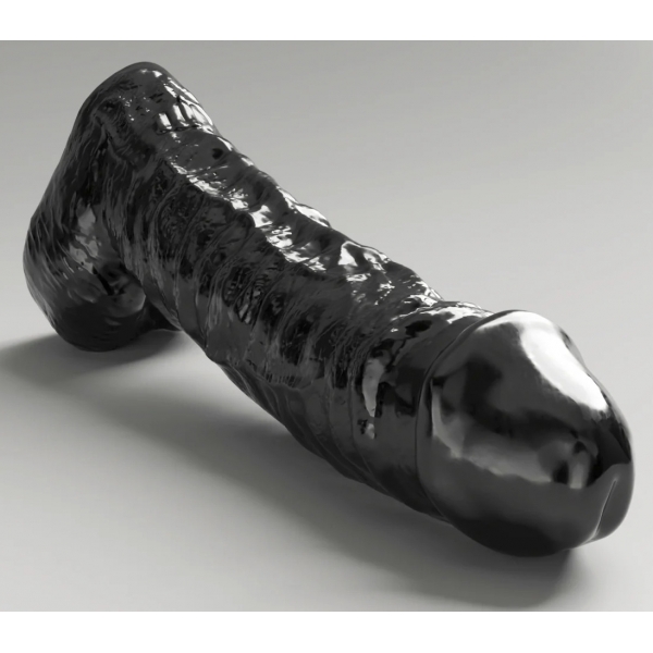 Dildo ABS10 De Gym Buddy Helemaal Zwart Steroïde 27 x 8,5cm