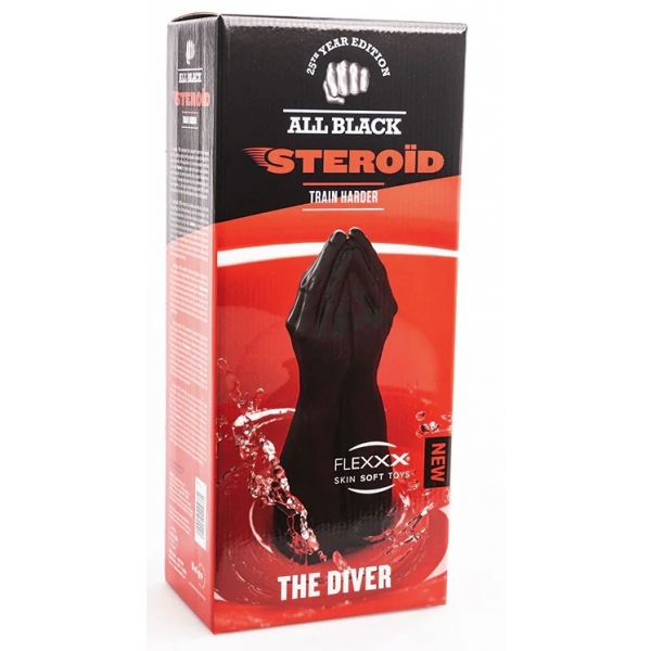 Dildo ABS16 The Diver All Black Steroïd 30 x 14 cm