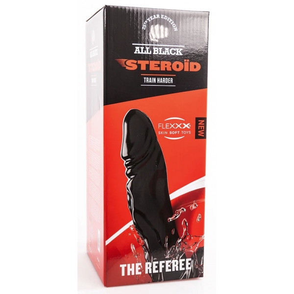 Dildo ABS17 L'arbitro tutto nero Steroïd 39 x 10,5 cm