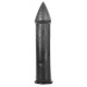 Dildo AB09 Torpedo All Black 23 x 5.5cm