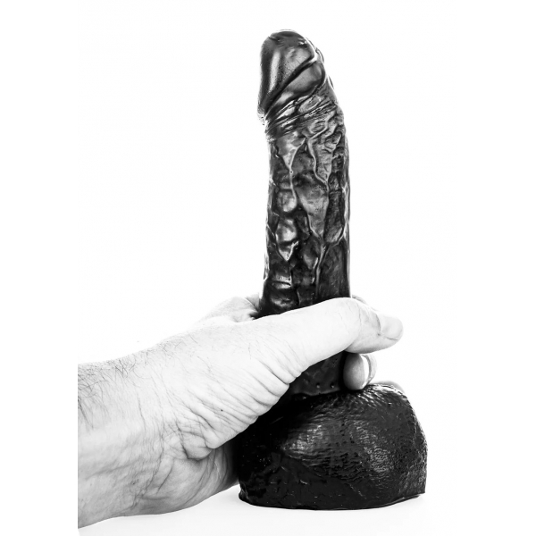 Dildo AB11 Karl Helemaal Zwart 16 x 4,5cm