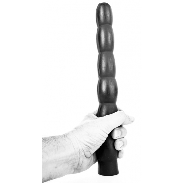 Dildo AB16 steel helemaal zwart 28 x 4cm