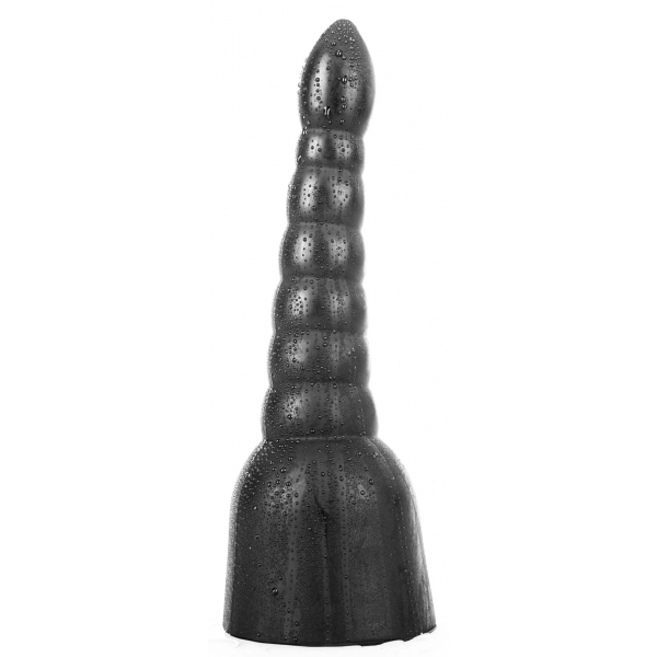 Dildo AB17 Bole Helemaal Zwart 22 x 6,5cm