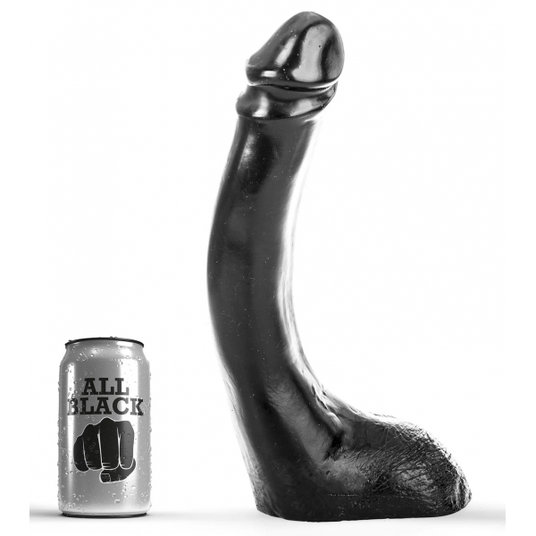 All Black Dildo 30 x 5.5 cm