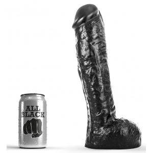 All Black Dildo AB34 Bratwurst All Black 24 x 6.5cm