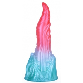 unicorny Alien Beast Cyan Rainbow 8.2" Dildo - D