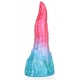 Alien Beast Cyan Rainbow 8.2" Dildo - D