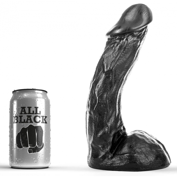 Dildo AB64 Dave All Black 19 x 5cm