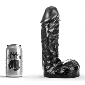 Dildo AB65 Pete Helemaal Zwart 20 x 6cm