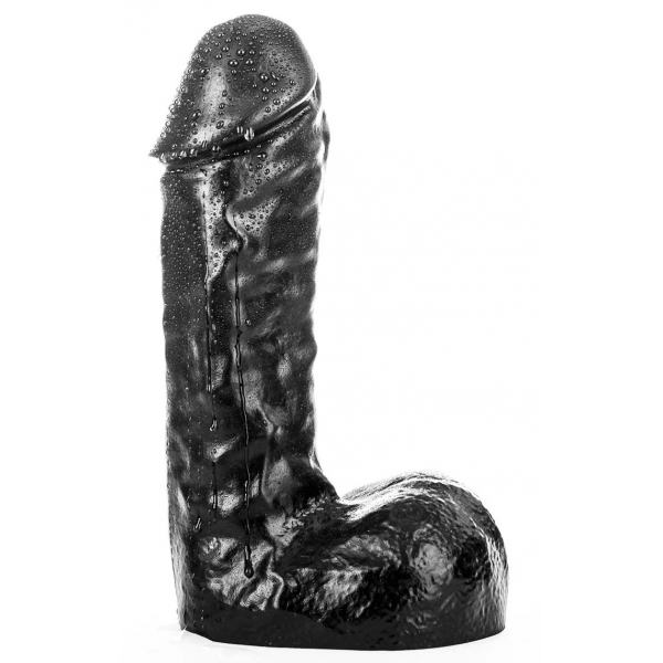 Dildo AB65 geheel zwart 20 x 6 cm