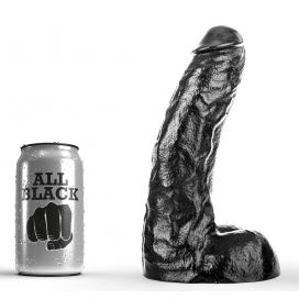 Dildo AB67 Ray All Black 22 x 6,5cm