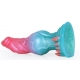 Alien Beast Cyan Rainbow 7.3" Dildo - G