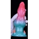 Alien Beast Cyan Rainbow 7.3" Dildo - G