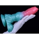 Alien Beast Cyan Rainbow 9.4" Dildo - H