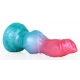 Alien Beast Cyan Rainbow 7.9" Dildo - K