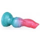 Alien Beast Cyan Rainbow 7.9" Dildo - K