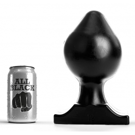 Plug XXL All Black 19 x 11.5 cm Noir
