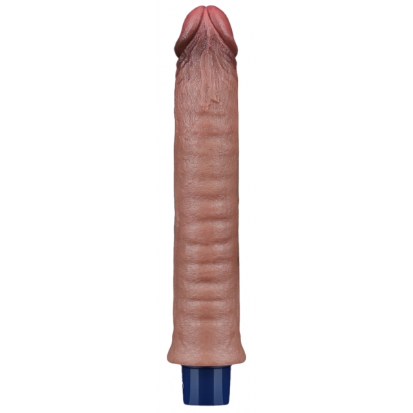 Consolador vibrador Softee Wizz 21 x 4 cm Marrón