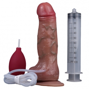 RealCockz Skinnier Ejakulator Dildo 14 x 4.6cm Braun