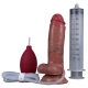 Dildo eiaculante Skinnier 11,5 x 3,7 cm marrone