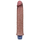 Softee Bizz vibrerende dildo 20 x 3,7 cm Bruin