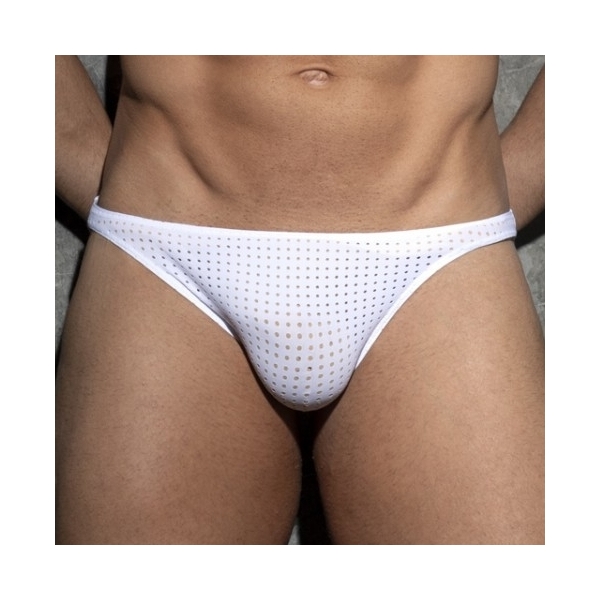 Excite Mesh Thong White