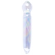 Prism Glass Dildo 18 x 3.7cm Transparent