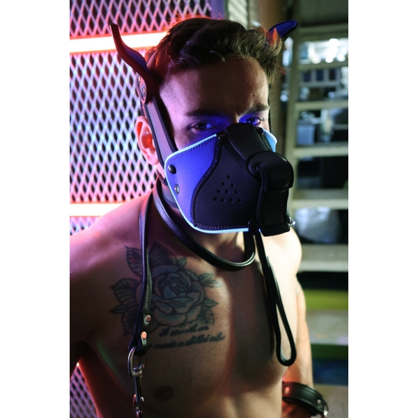 Poundtown Pup Breedwell Maschera nero-blu