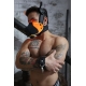 Masque Poundtown Pup Breedwell Noir-Orange