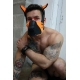 Masque Poundtown Pup Breedwell Noir-Orange