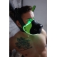 Poundtown Pup Breedwell Maschera nero-verde