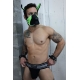 Poundtown Pup Breedwell Maschera nero-verde