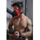 Masque Poundtown Pup Breedwell Noir-Rouge