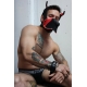 Poundtown Pup Breedwell Maschera nero-rossa