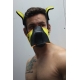 Poundtown Pup Breedwell Mask Black-Yellow