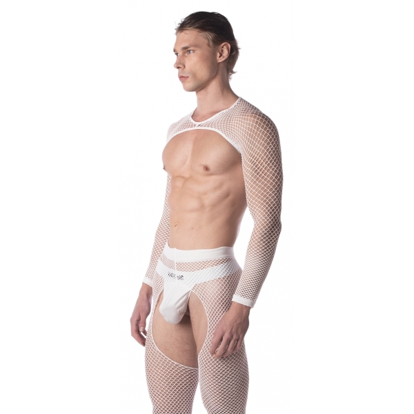 Fishnet Sleeves Poggio WHITE