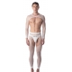 Harness with Mesh Sleeves Poggio White