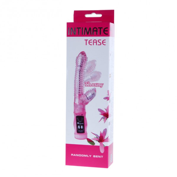 Rabbit Thorny 6-Gang Vibro Pink