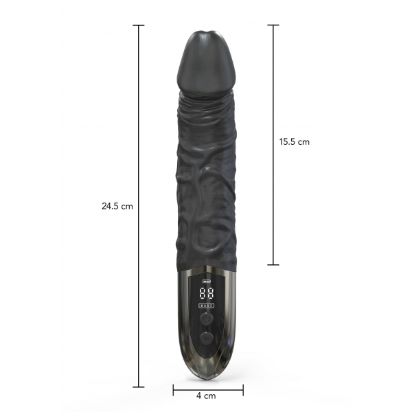 Anal Power vibrating dildo 14 x 3.9cm