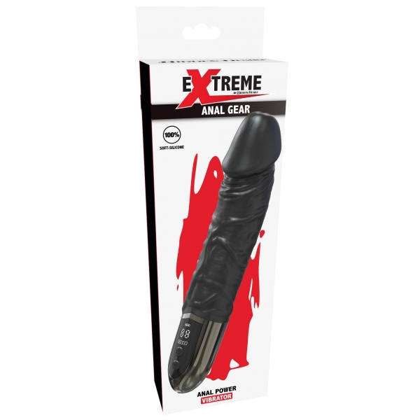 Anaal Power vibrerende dildo 14 x 3,9cm