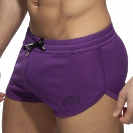 Purple Swoosh Short