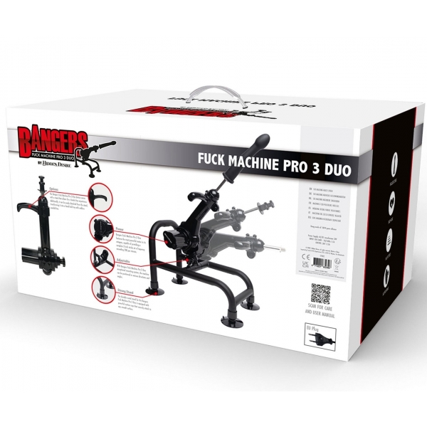 Hidden Desire Bangers Fuck Machine Pro 3 Duo Black