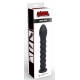 Easy-Lock geribbelde dildo 19 x 4cm