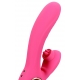 Vibro Rabbit Tongue Flicker 19 cm Pink