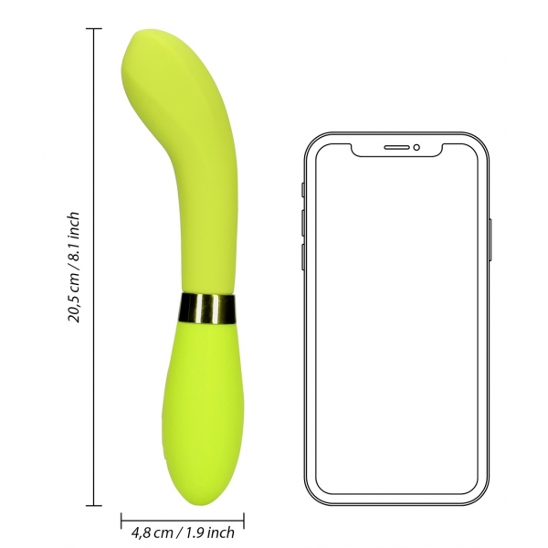 Vibro G-Spot Vibrator 20.5 cm Green