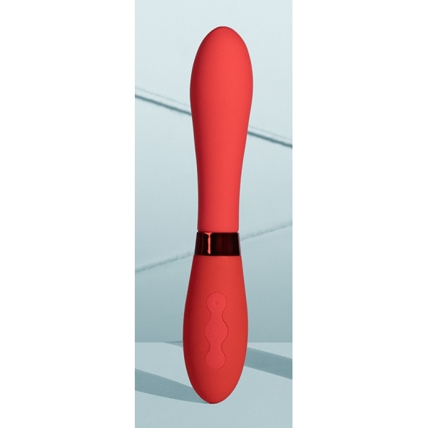 Vibrador Smooth Line 11 x 3,4 cm Vermelho