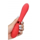 Smooth Line Vibrator 11 x 3,4 cm Rood