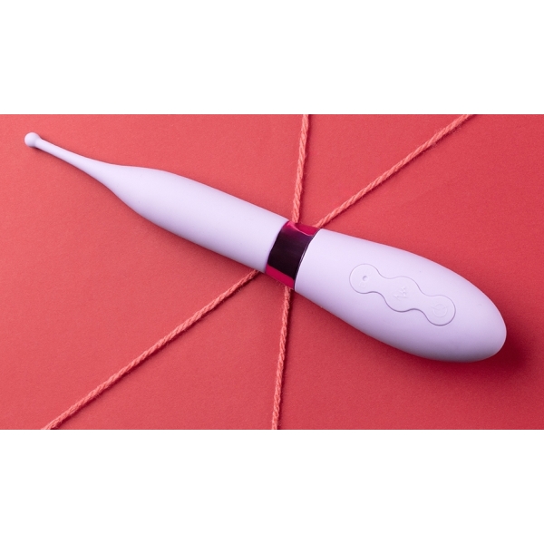 Stimulateur avec pointe vibrante Tip Vibrator 20 cm Violet