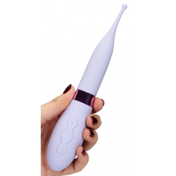 Stimulateur avec pointe vibrante Tip Vibrator 20 cm Violet